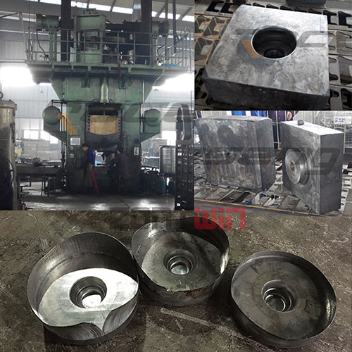 1. Thousand ton forging machine forged into product blanks
